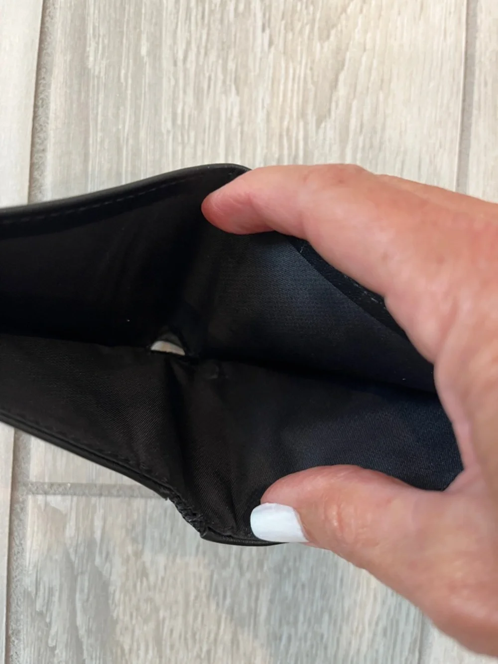 Tumi Black Leather Card Holder